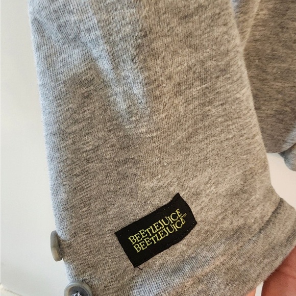 Beetlejuice Astrid Graphic Blazer Gray- Women's Size large - Picture 3 of 5